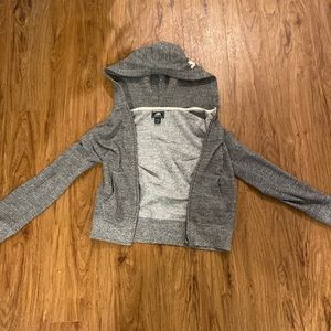 Salt and pepper kids XL zip up